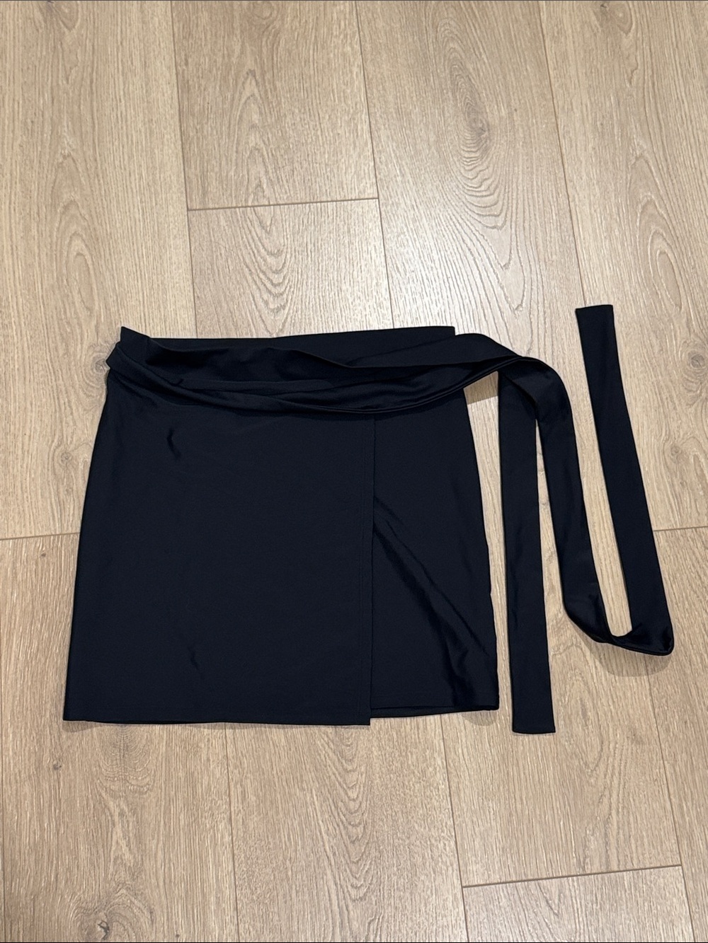 NEW SummerSalt Women’s Black The Wrap Cover Up Waist Mini Skirt Swim XS